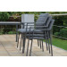  4 Seasons Outdoor | Stapelstoel Panama | Antraciet 758376-01
